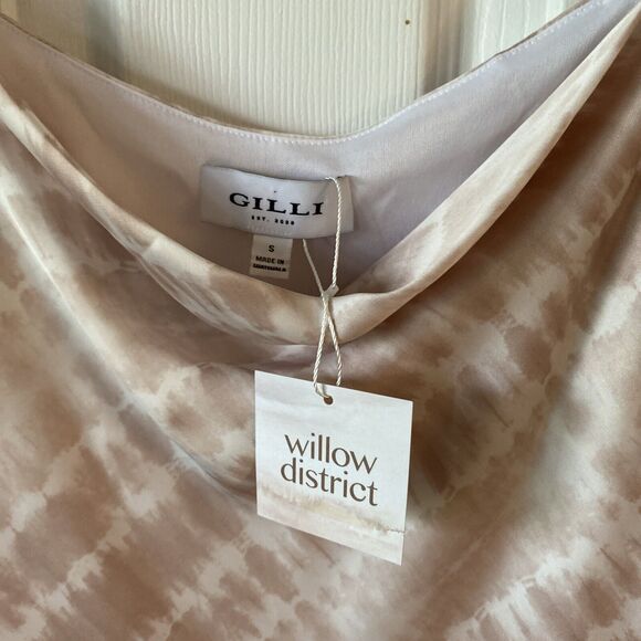 Gilli Tank Top Women’s Small Spaghetti Strap Polyester Soft Pink NWT - Picture 2 of 12